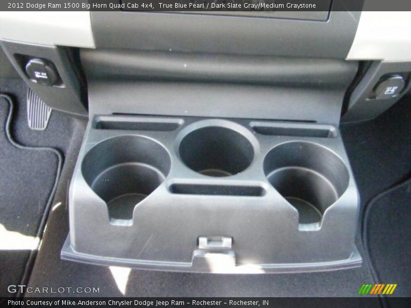 True Blue Pearl / Dark Slate Gray/Medium Graystone 2012 Dodge Ram 1500 Big Horn Quad Cab 4x4