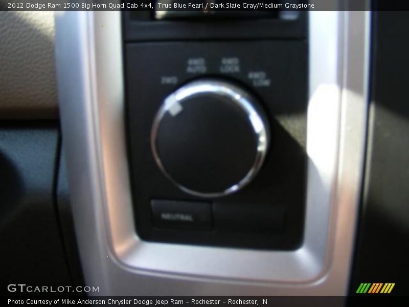 True Blue Pearl / Dark Slate Gray/Medium Graystone 2012 Dodge Ram 1500 Big Horn Quad Cab 4x4