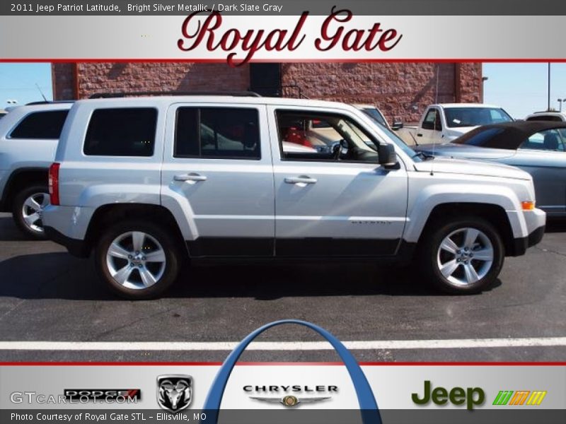 Bright Silver Metallic / Dark Slate Gray 2011 Jeep Patriot Latitude