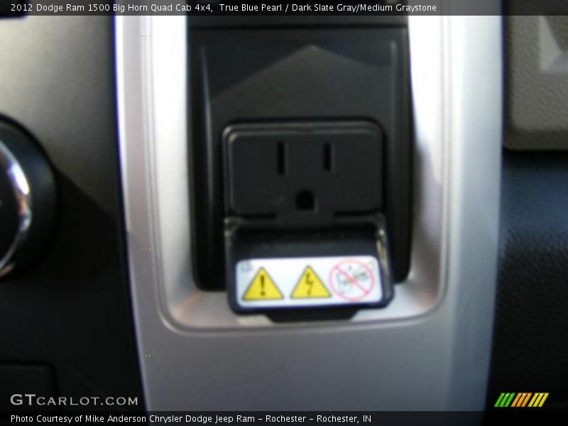 True Blue Pearl / Dark Slate Gray/Medium Graystone 2012 Dodge Ram 1500 Big Horn Quad Cab 4x4