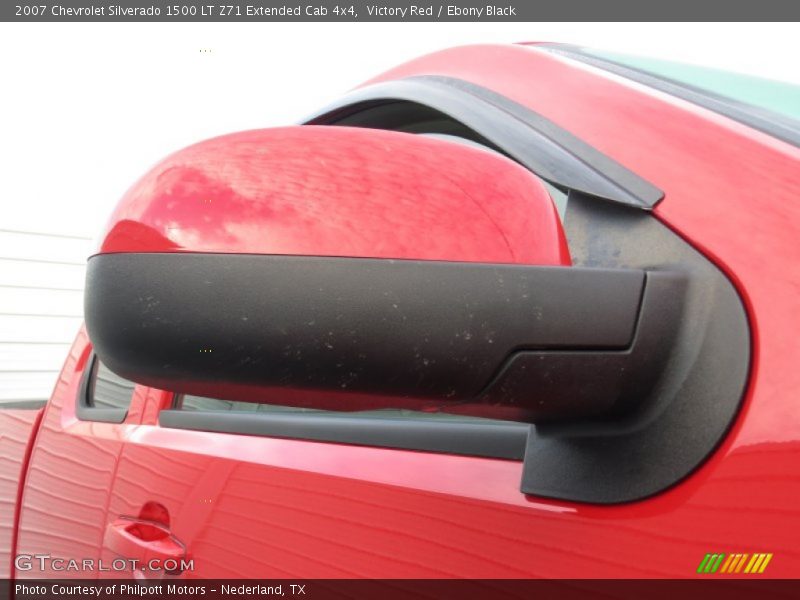 Victory Red / Ebony Black 2007 Chevrolet Silverado 1500 LT Z71 Extended Cab 4x4