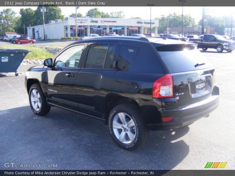 Black / Dark Slate Gray 2012 Jeep Compass Latitude 4x4