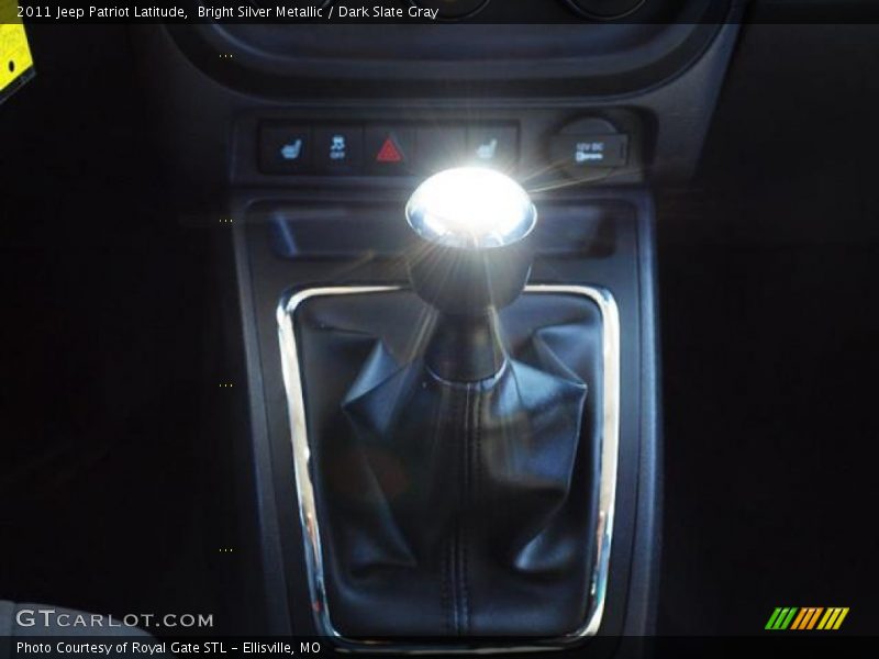 Bright Silver Metallic / Dark Slate Gray 2011 Jeep Patriot Latitude
