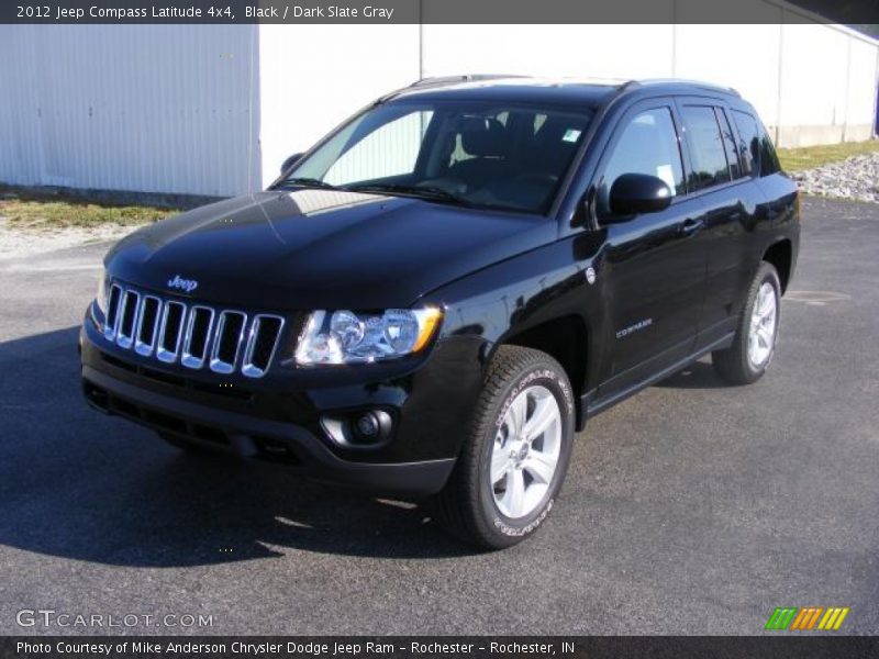Black / Dark Slate Gray 2012 Jeep Compass Latitude 4x4
