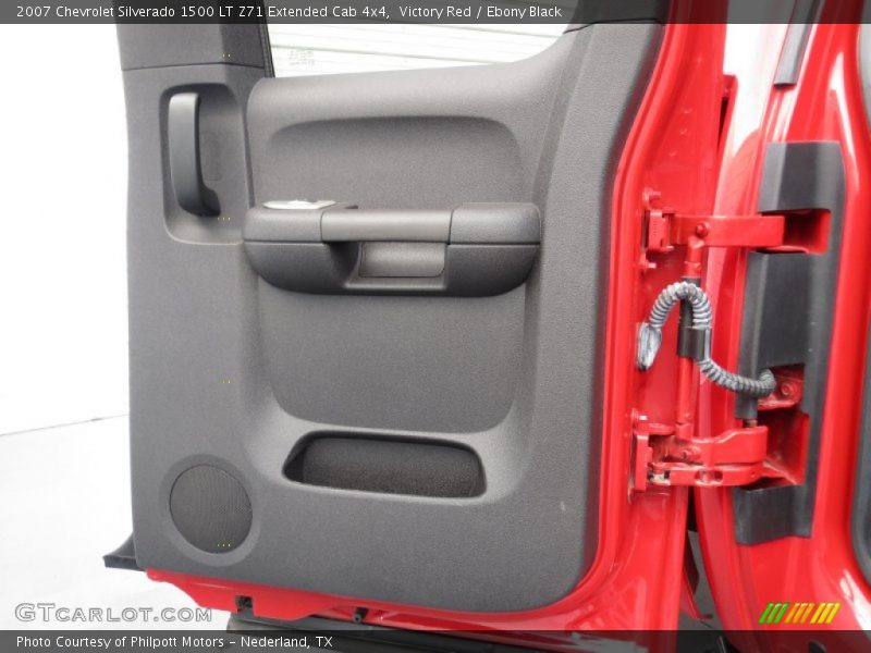 Victory Red / Ebony Black 2007 Chevrolet Silverado 1500 LT Z71 Extended Cab 4x4