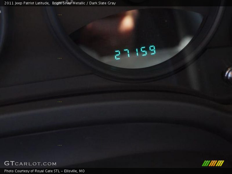 Bright Silver Metallic / Dark Slate Gray 2011 Jeep Patriot Latitude