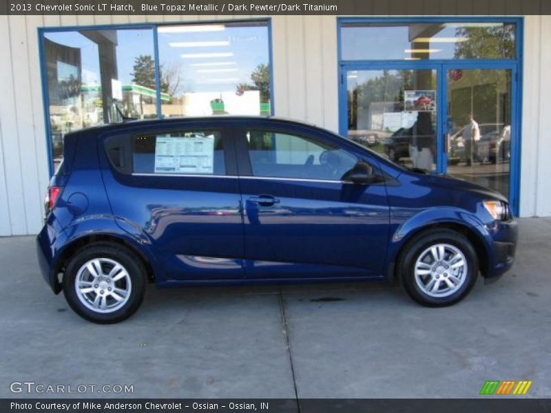  2013 Sonic LT Hatch Blue Topaz Metallic