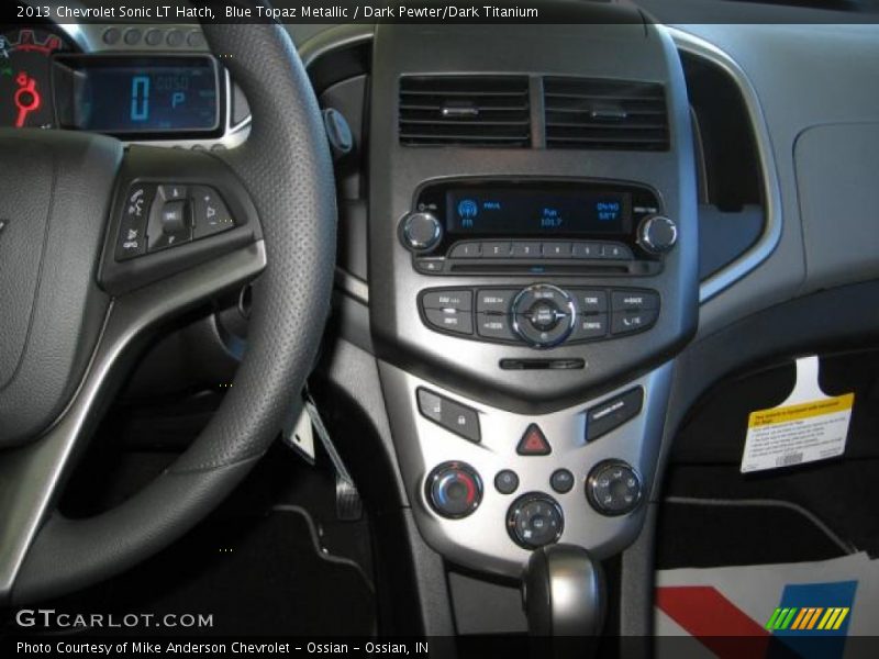 Blue Topaz Metallic / Dark Pewter/Dark Titanium 2013 Chevrolet Sonic LT Hatch