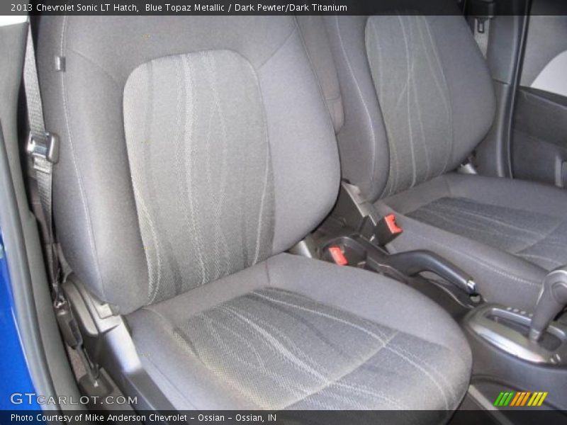 Blue Topaz Metallic / Dark Pewter/Dark Titanium 2013 Chevrolet Sonic LT Hatch