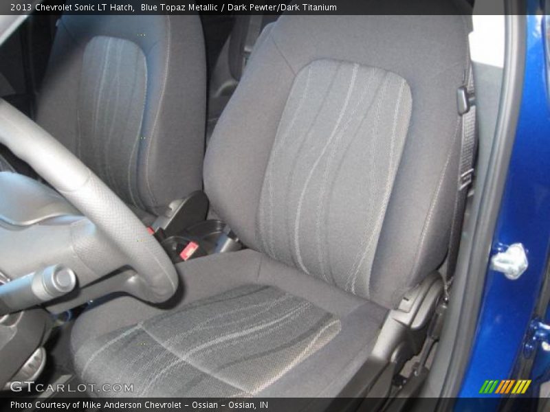 Blue Topaz Metallic / Dark Pewter/Dark Titanium 2013 Chevrolet Sonic LT Hatch