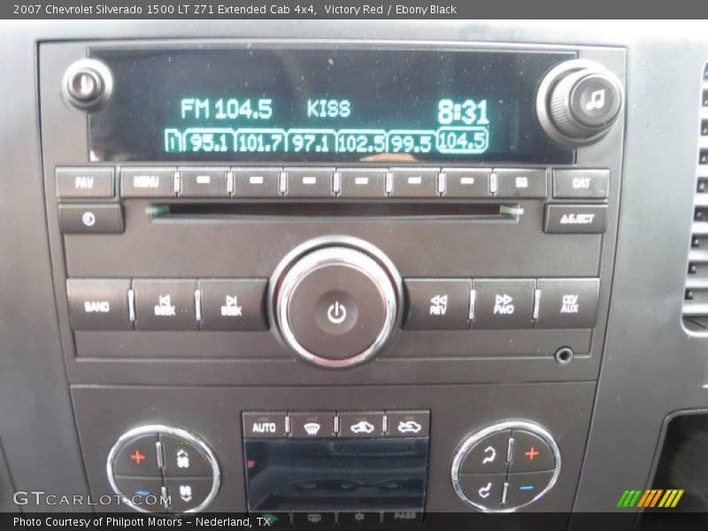 Audio System of 2007 Silverado 1500 LT Z71 Extended Cab 4x4