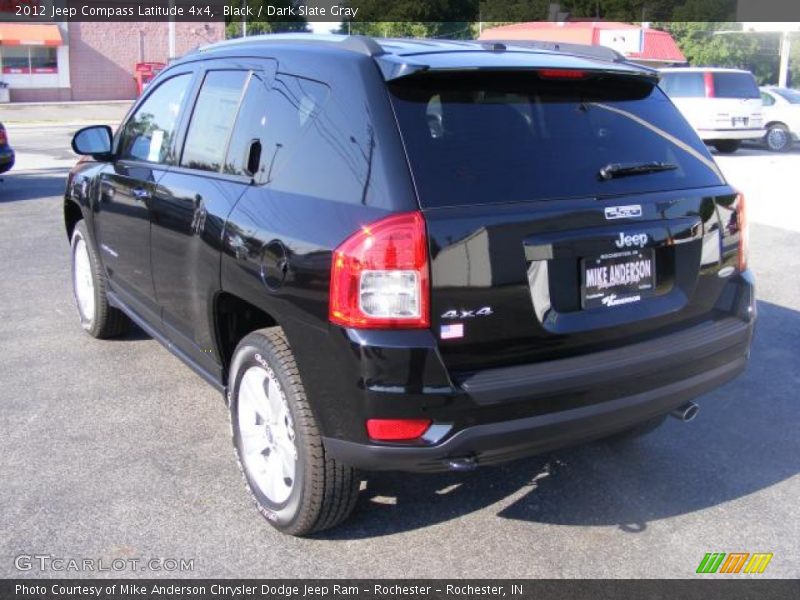 Black / Dark Slate Gray 2012 Jeep Compass Latitude 4x4