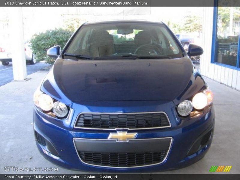 Blue Topaz Metallic / Dark Pewter/Dark Titanium 2013 Chevrolet Sonic LT Hatch
