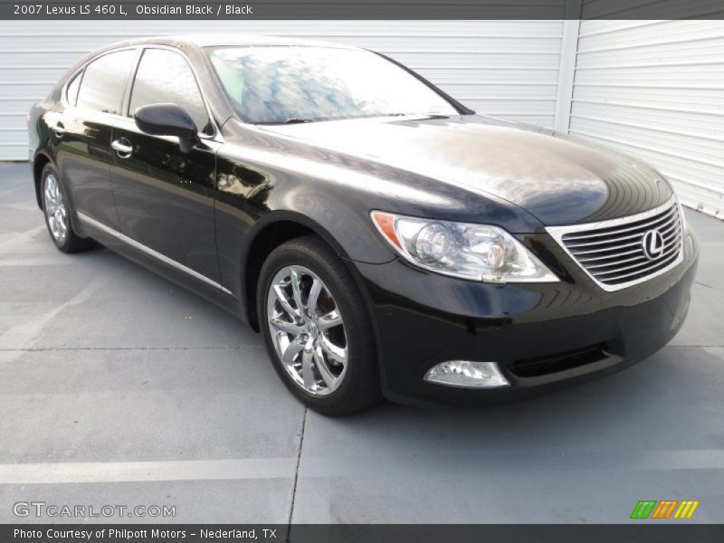 Obsidian Black / Black 2007 Lexus LS 460 L
