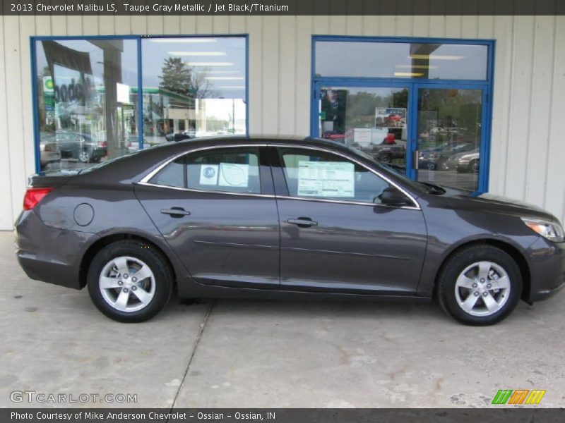 Taupe Gray Metallic / Jet Black/Titanium 2013 Chevrolet Malibu LS