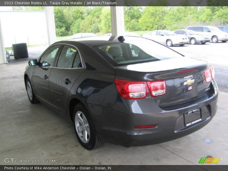 Taupe Gray Metallic / Jet Black/Titanium 2013 Chevrolet Malibu LS