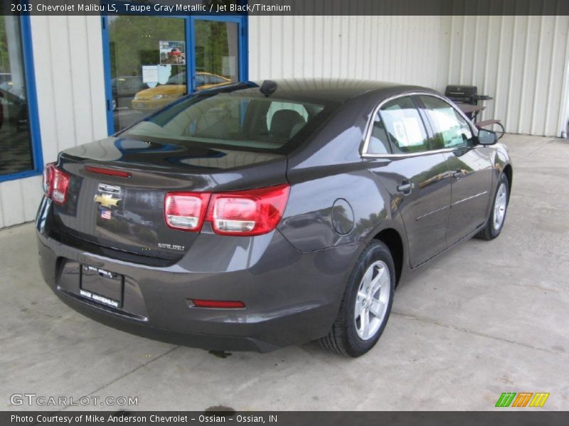 Taupe Gray Metallic / Jet Black/Titanium 2013 Chevrolet Malibu LS