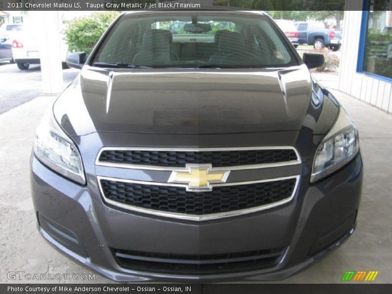 Taupe Gray Metallic / Jet Black/Titanium 2013 Chevrolet Malibu LS