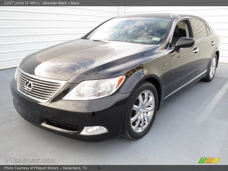 Obsidian Black / Black 2007 Lexus LS 460 L