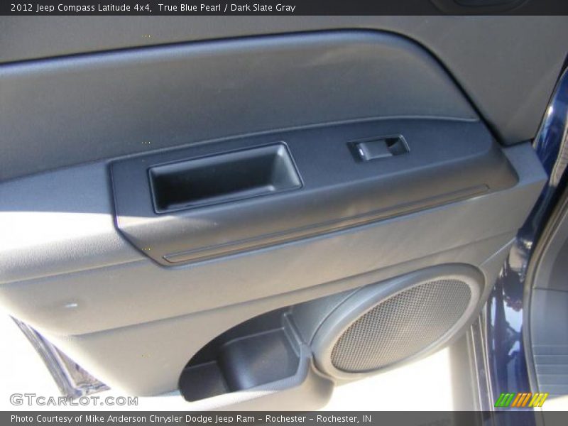 True Blue Pearl / Dark Slate Gray 2012 Jeep Compass Latitude 4x4