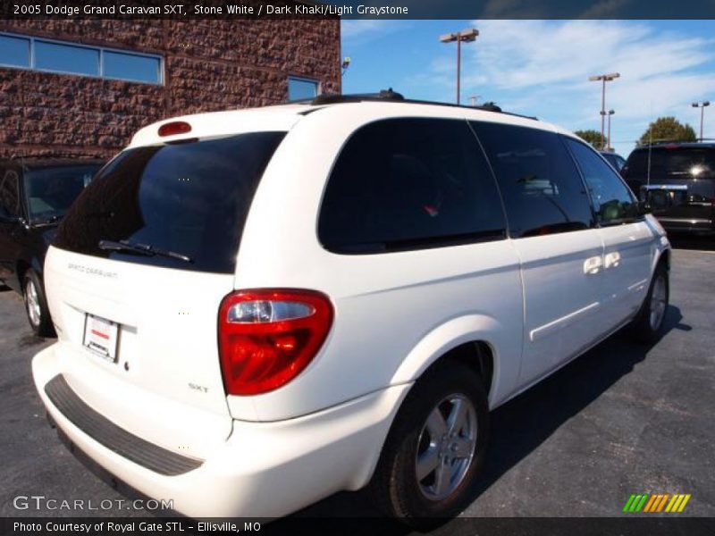 Stone White / Dark Khaki/Light Graystone 2005 Dodge Grand Caravan SXT
