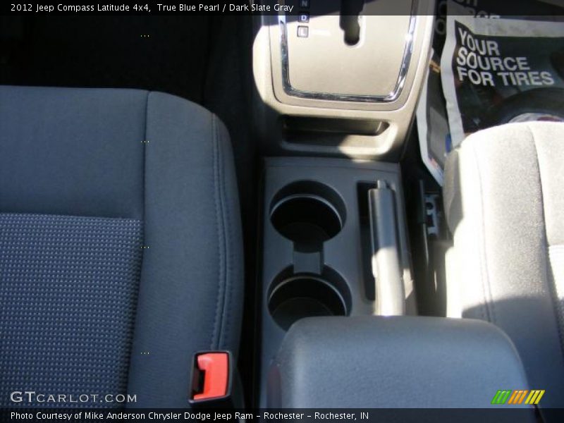 True Blue Pearl / Dark Slate Gray 2012 Jeep Compass Latitude 4x4