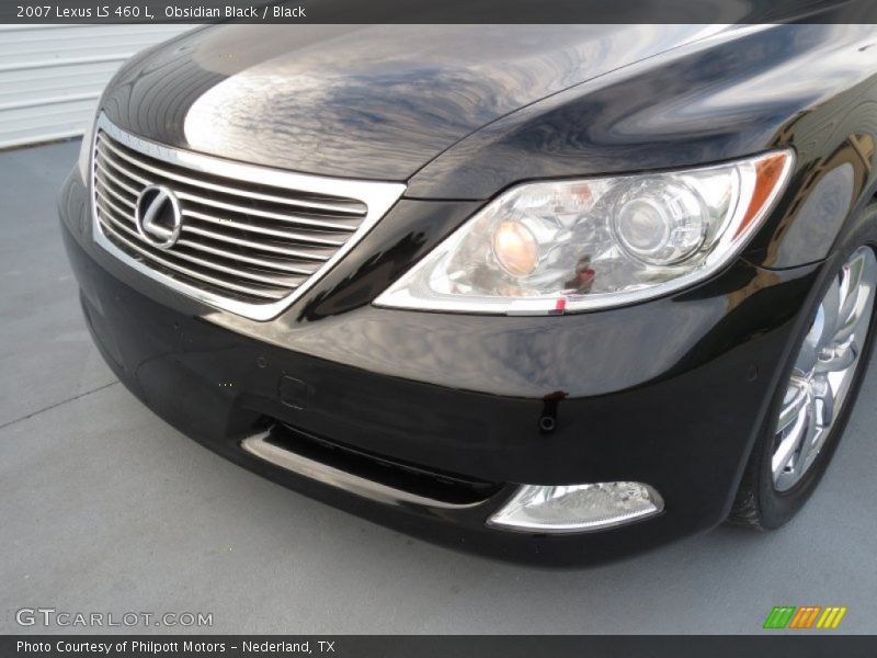 Obsidian Black / Black 2007 Lexus LS 460 L