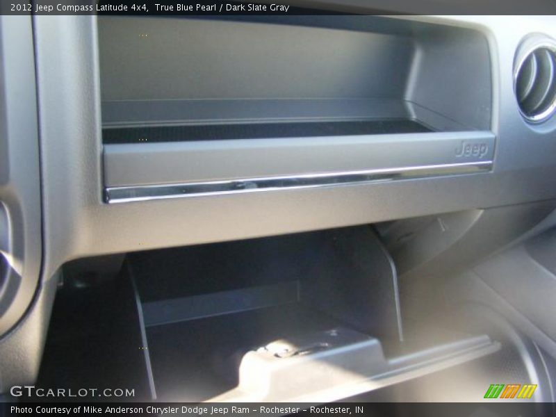True Blue Pearl / Dark Slate Gray 2012 Jeep Compass Latitude 4x4