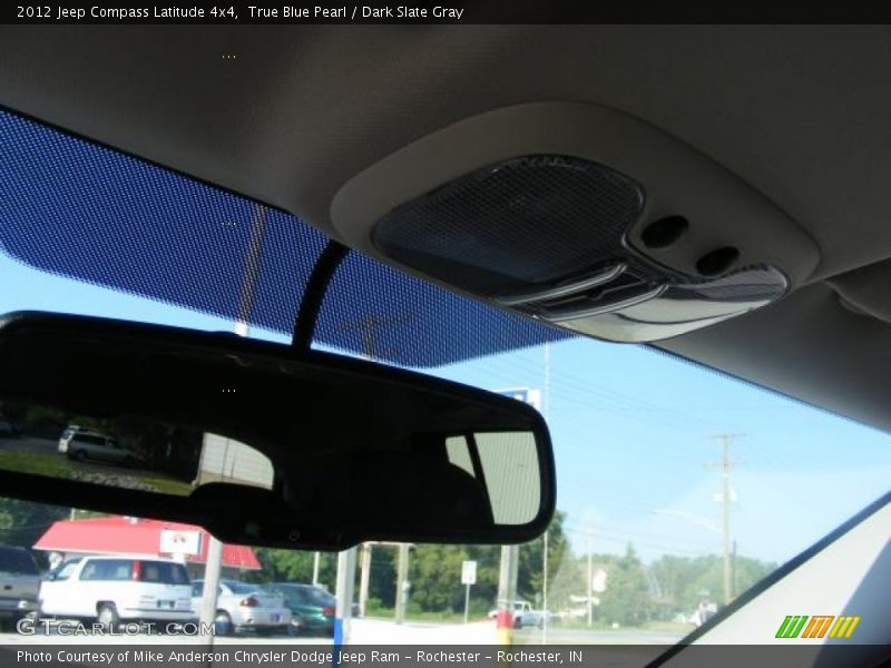 True Blue Pearl / Dark Slate Gray 2012 Jeep Compass Latitude 4x4