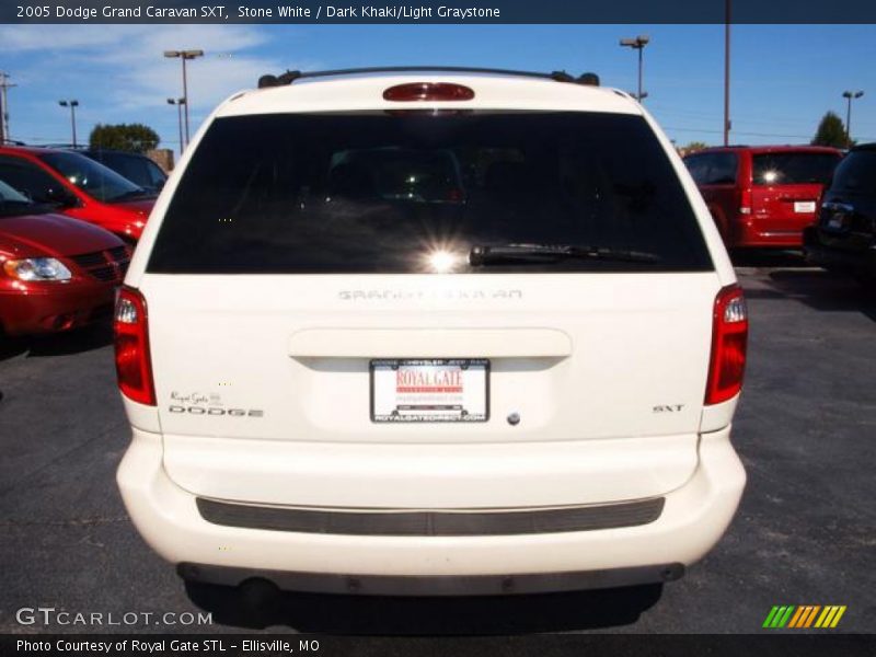 Stone White / Dark Khaki/Light Graystone 2005 Dodge Grand Caravan SXT