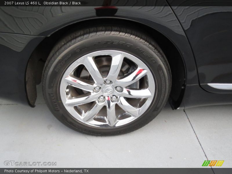 Obsidian Black / Black 2007 Lexus LS 460 L