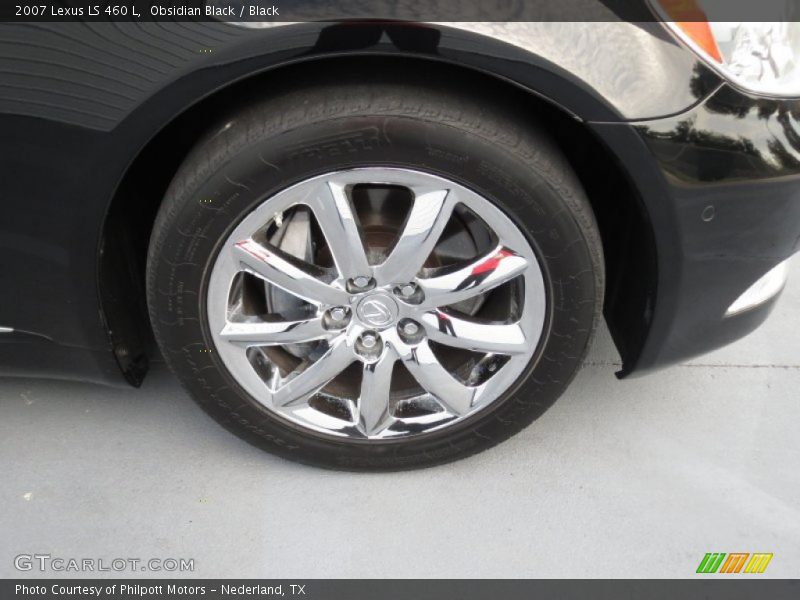 Obsidian Black / Black 2007 Lexus LS 460 L