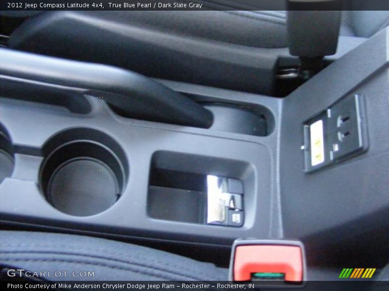 True Blue Pearl / Dark Slate Gray 2012 Jeep Compass Latitude 4x4