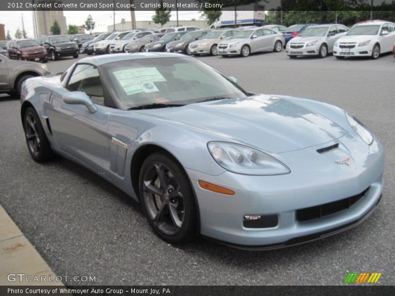 Carlisle Blue Metallic / Ebony 2012 Chevrolet Corvette Grand Sport Coupe