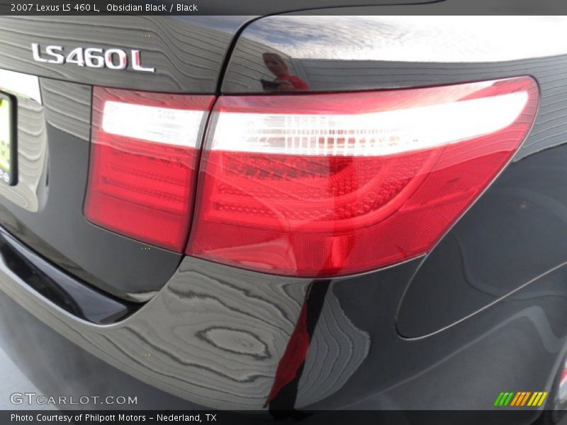 Obsidian Black / Black 2007 Lexus LS 460 L