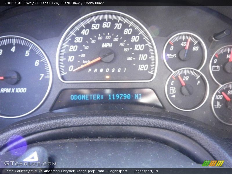 Black Onyx / Ebony Black 2006 GMC Envoy XL Denali 4x4