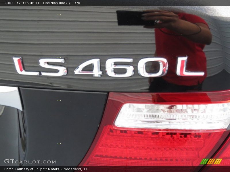 Obsidian Black / Black 2007 Lexus LS 460 L