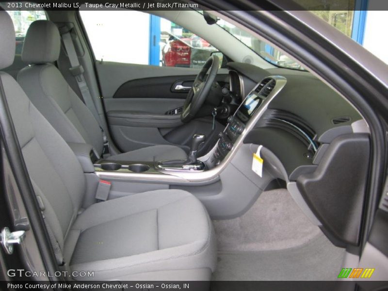 Taupe Gray Metallic / Jet Black/Titanium 2013 Chevrolet Malibu LS