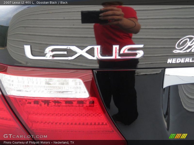Obsidian Black / Black 2007 Lexus LS 460 L