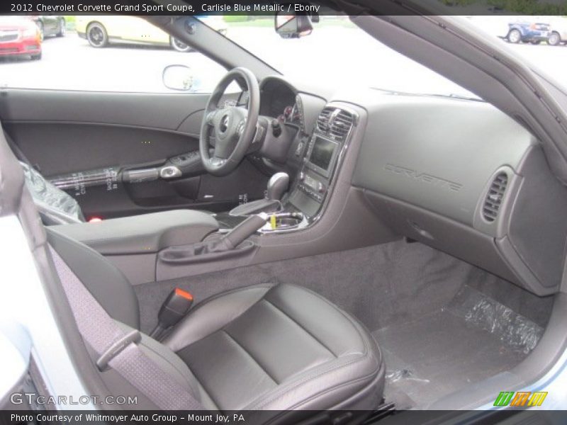 Carlisle Blue Metallic / Ebony 2012 Chevrolet Corvette Grand Sport Coupe