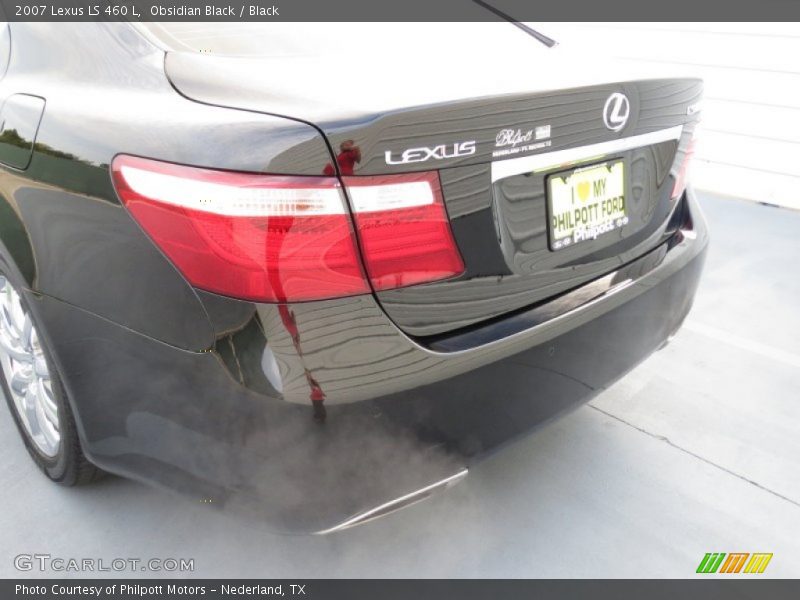 Obsidian Black / Black 2007 Lexus LS 460 L