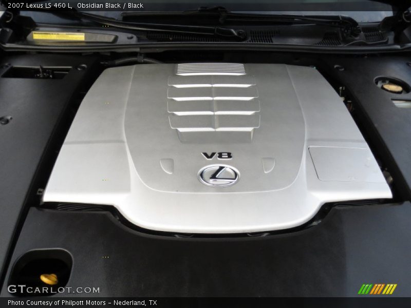 Obsidian Black / Black 2007 Lexus LS 460 L