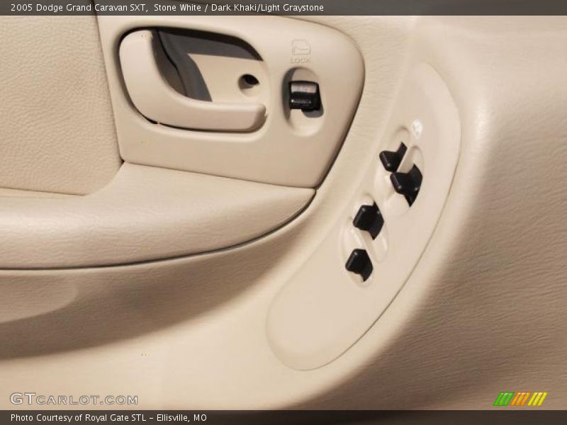 Stone White / Dark Khaki/Light Graystone 2005 Dodge Grand Caravan SXT