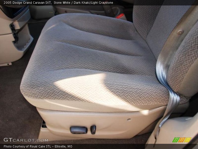 Stone White / Dark Khaki/Light Graystone 2005 Dodge Grand Caravan SXT