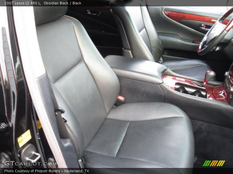 Obsidian Black / Black 2007 Lexus LS 460 L