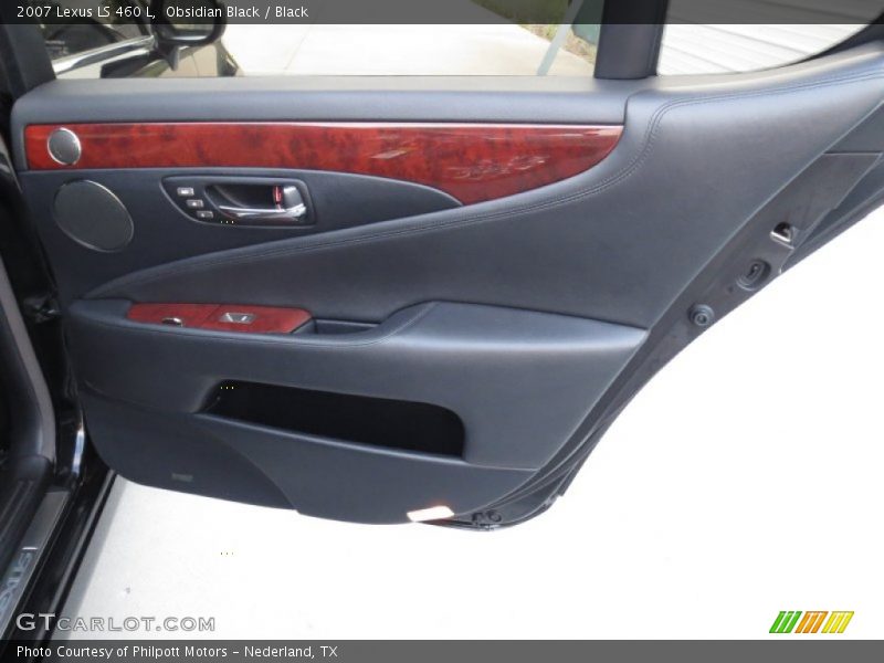 Obsidian Black / Black 2007 Lexus LS 460 L