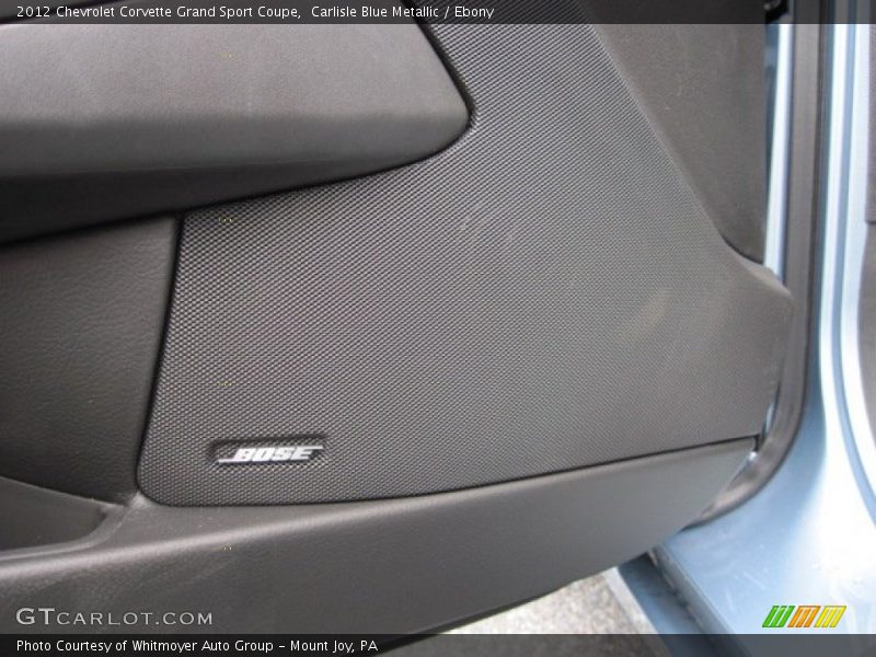 Carlisle Blue Metallic / Ebony 2012 Chevrolet Corvette Grand Sport Coupe