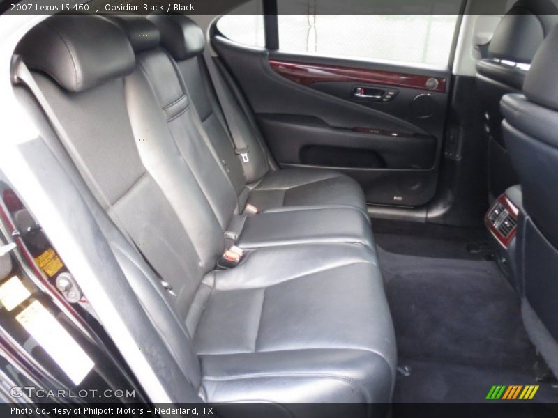Obsidian Black / Black 2007 Lexus LS 460 L