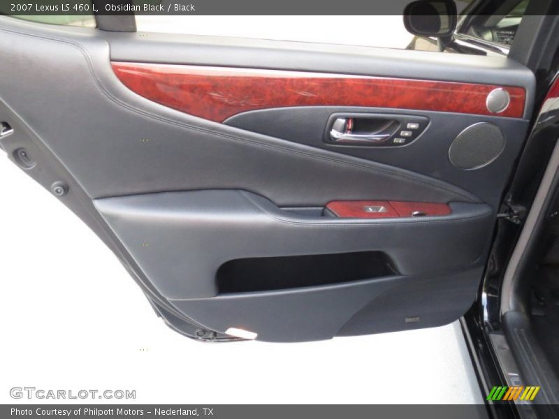Obsidian Black / Black 2007 Lexus LS 460 L