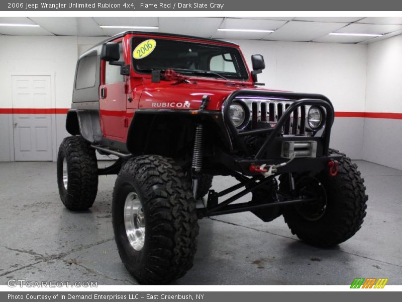 Flame Red / Dark Slate Gray 2006 Jeep Wrangler Unlimited Rubicon 4x4